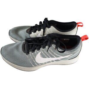 Nike Dualtone Racer Shoes Size 8.5 Black White Pale Grey 918227-001 Running